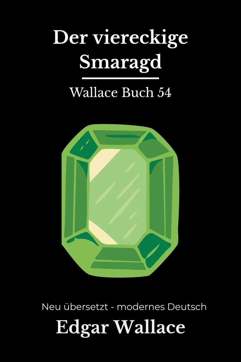 Cover: Der viereckige Smaragd von Edgar Wallace