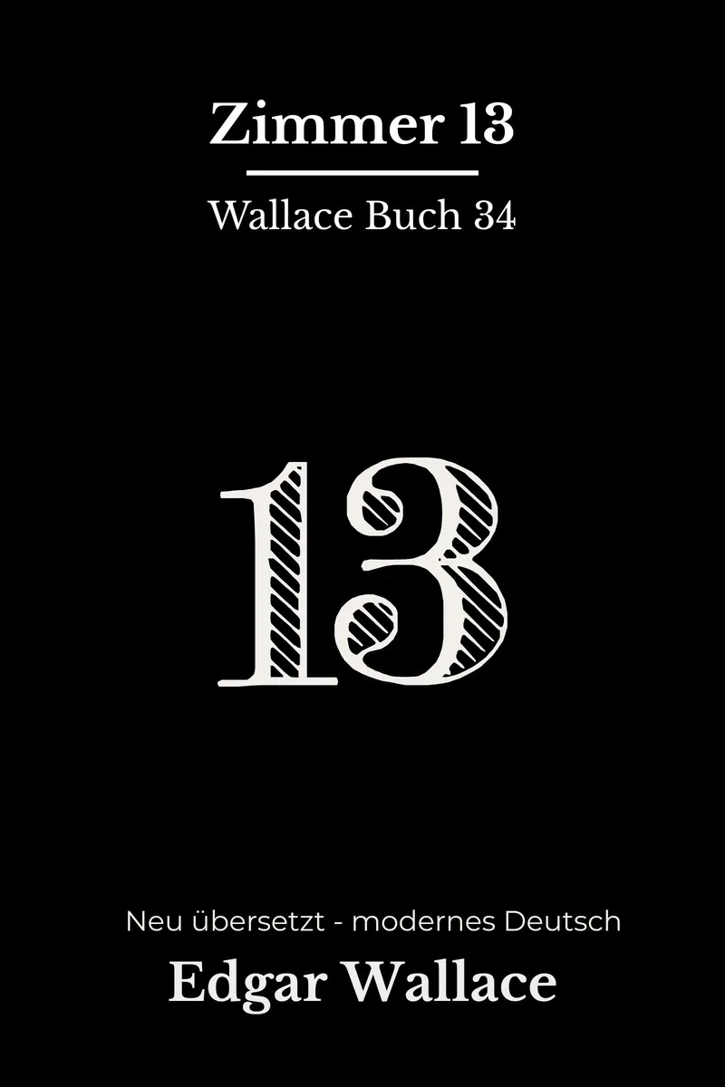 Cover: Zimmer 13 von Edgar Wallace